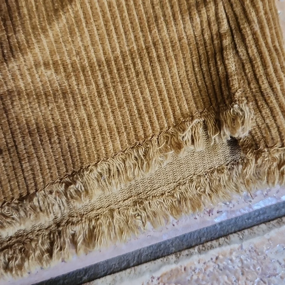 Indigo rein brown corduroy button fly skirt size 5/26